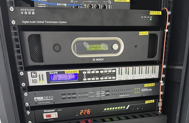 Das 4-Kanal-bidirektionale optische Audioübertragungssystem von Beijing HCSTCOM war ein Erfolg 6